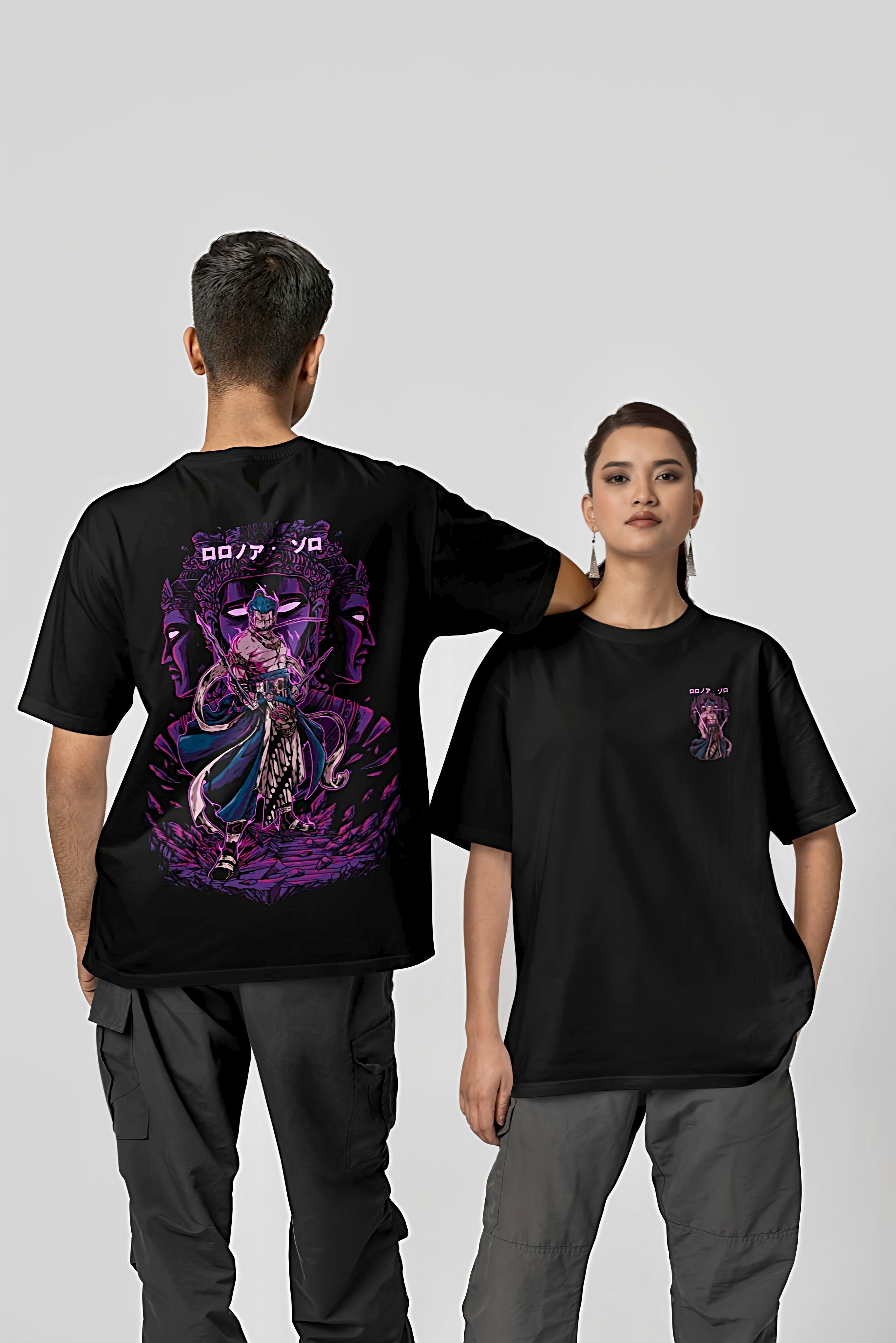 Enma Zoro 240 GSM Men’s Classic Oversized T-Shirt - Fabnerro