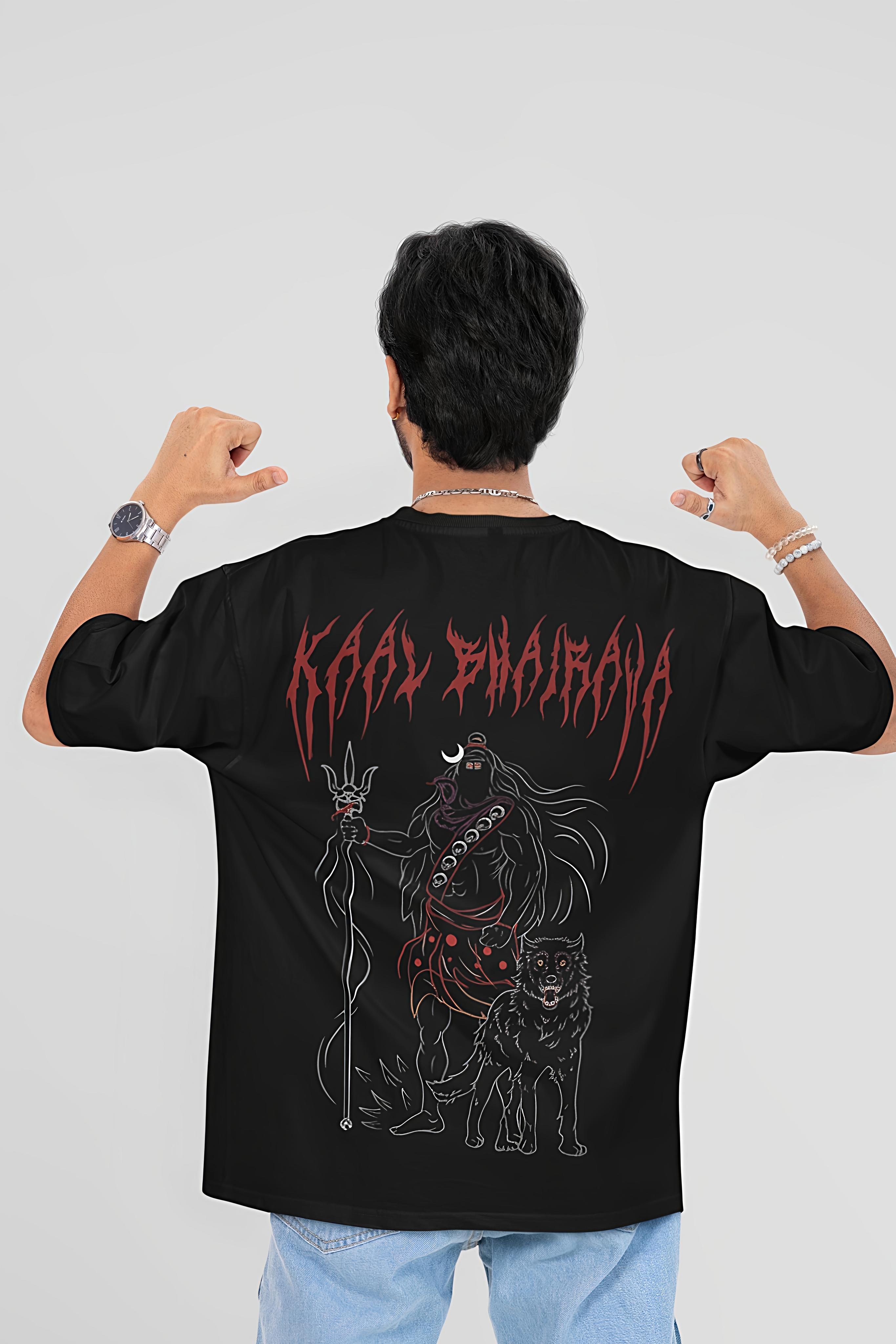 Kaal Bhairava Men’s Classic Oversized  240 GSM T-Shirt -  Fabnerro