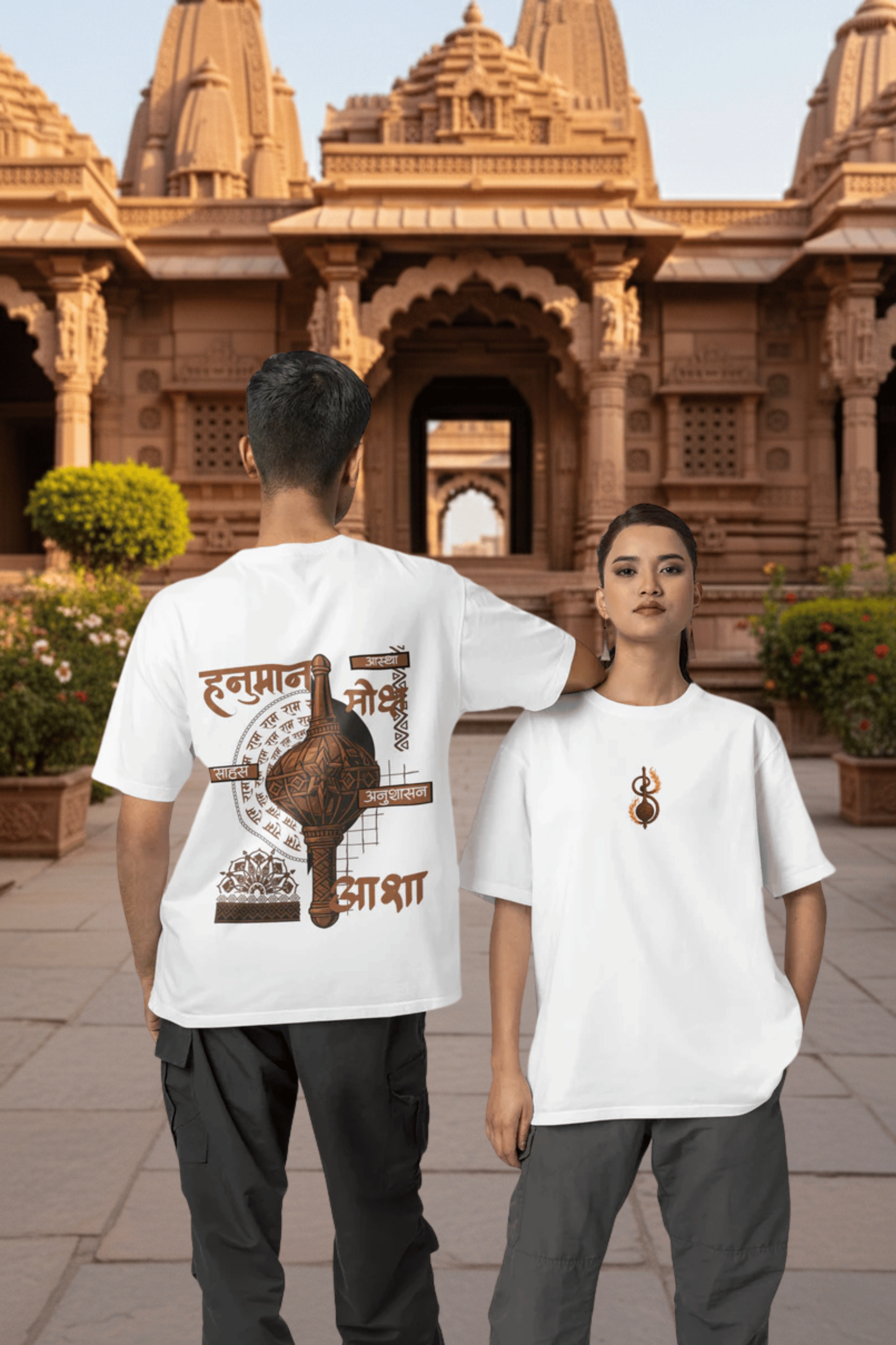 Divine Hanuman Unisex Classic Oversized T-Shirt