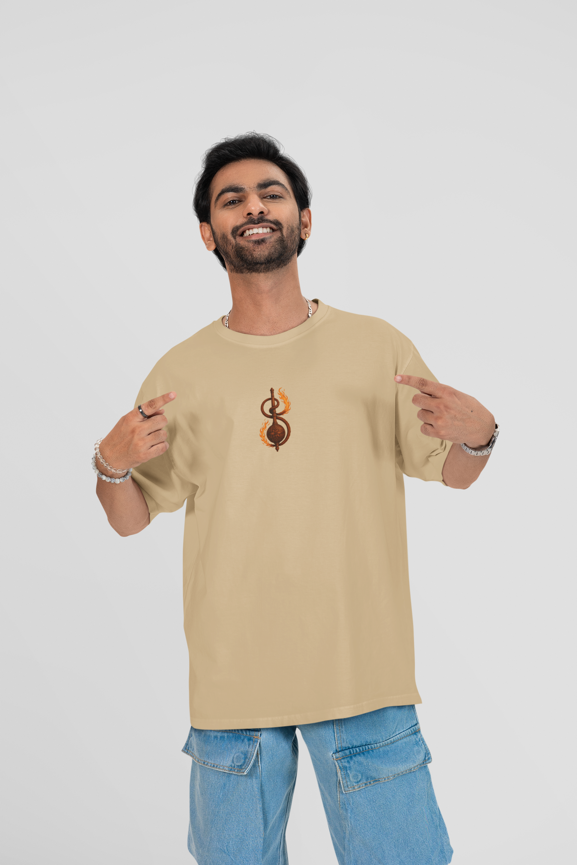 Divine Hanuman Unisex Classic Oversized T-Shirt