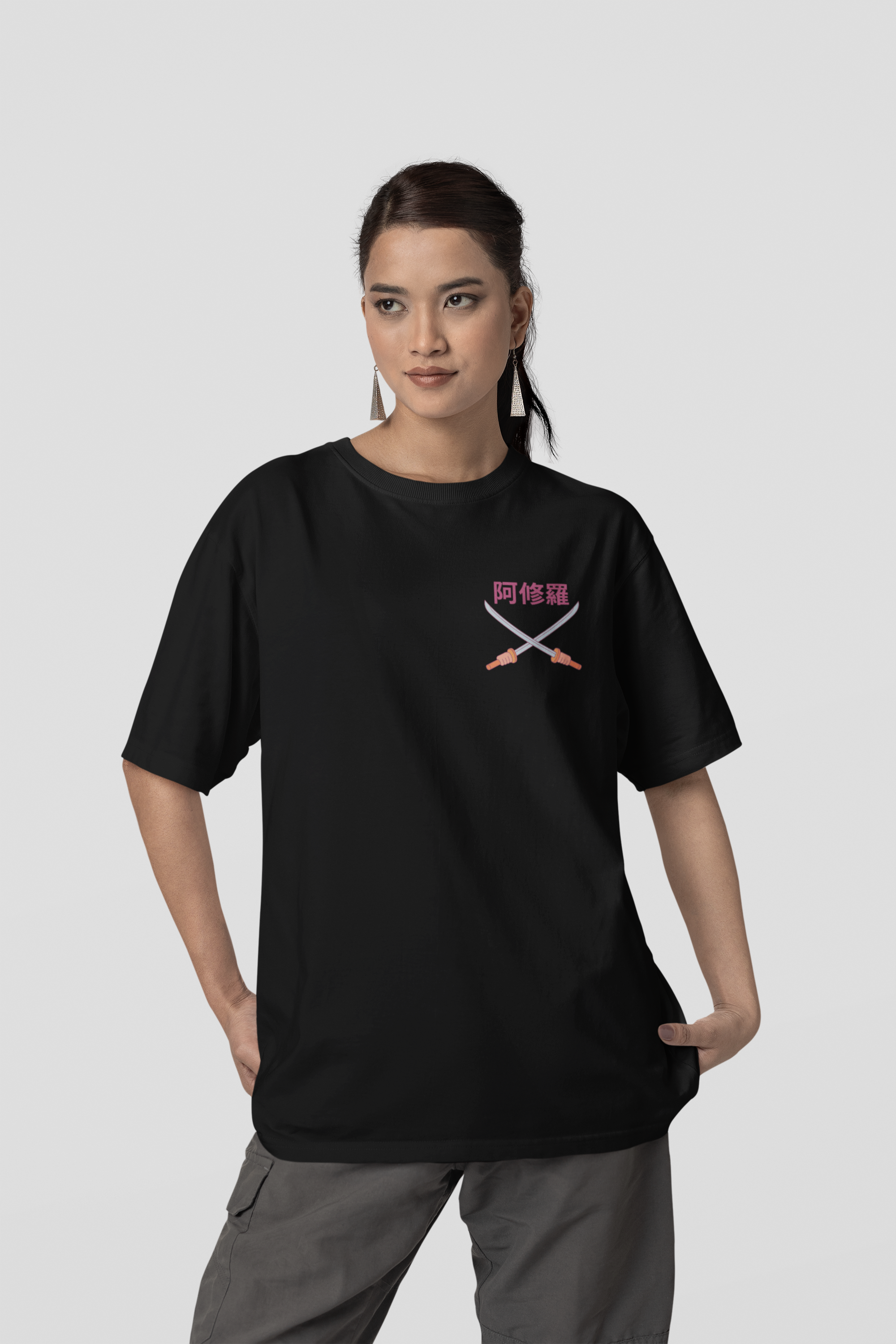 Zoro Ashura 240 GSM Men’s Classic Oversized T-Shirt