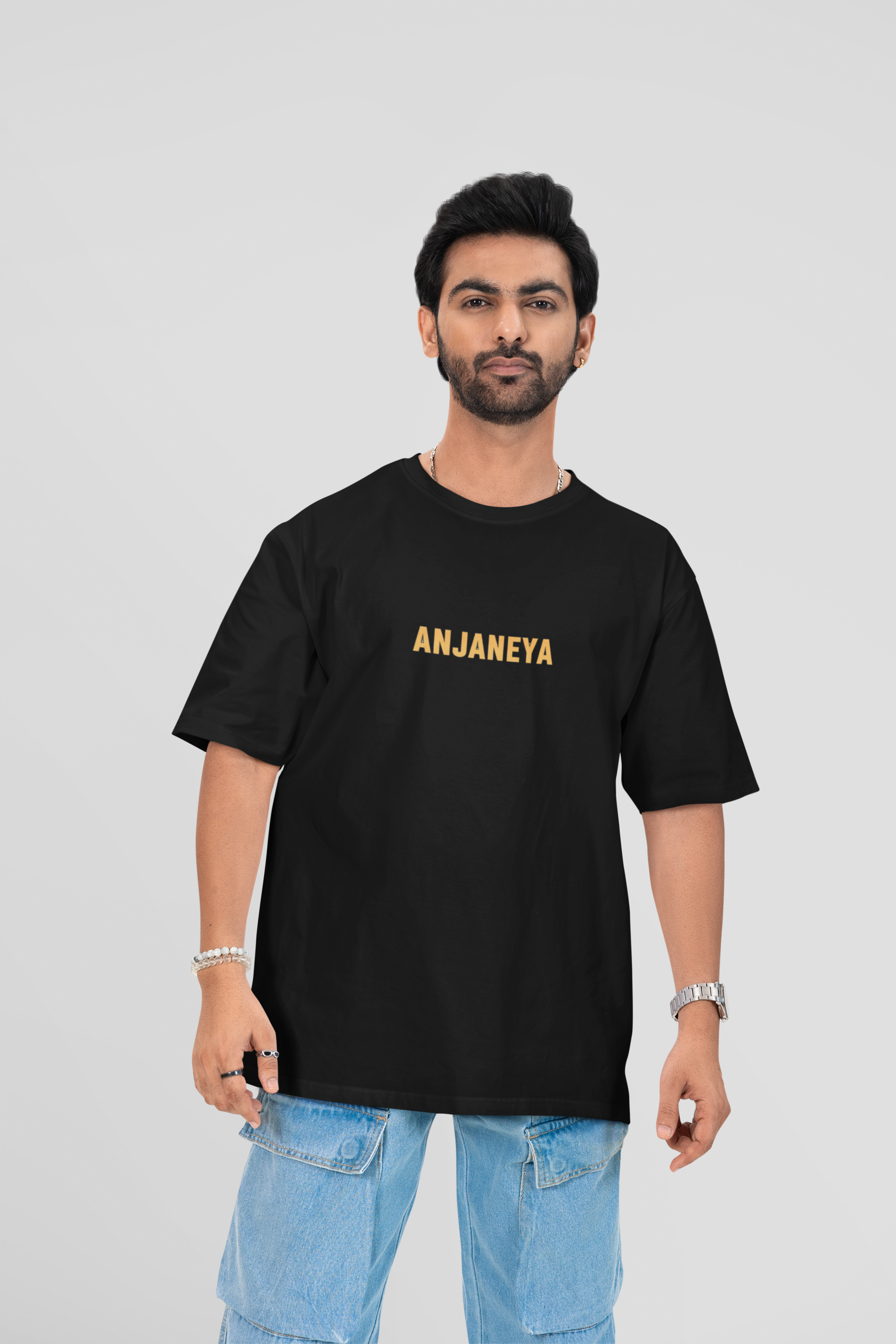 “Anjaneya” Men’s Classic Oversized T-Shirt Fabnerro